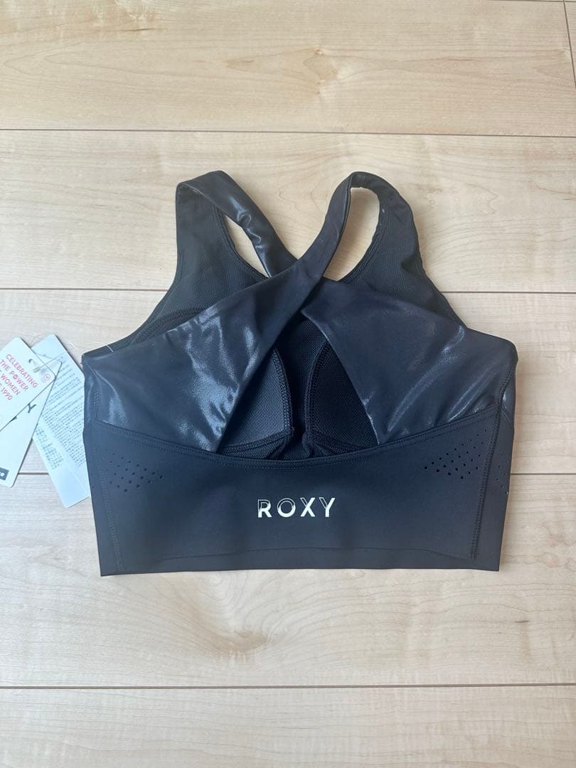 ROXYロキシースポーツブラとレギンスセット ブラック ヨガピラティスジム