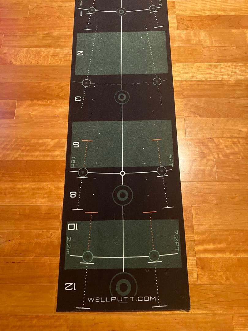 WELLPUTT ウェルパット　パッティングマット 3メートル　パターカップ付