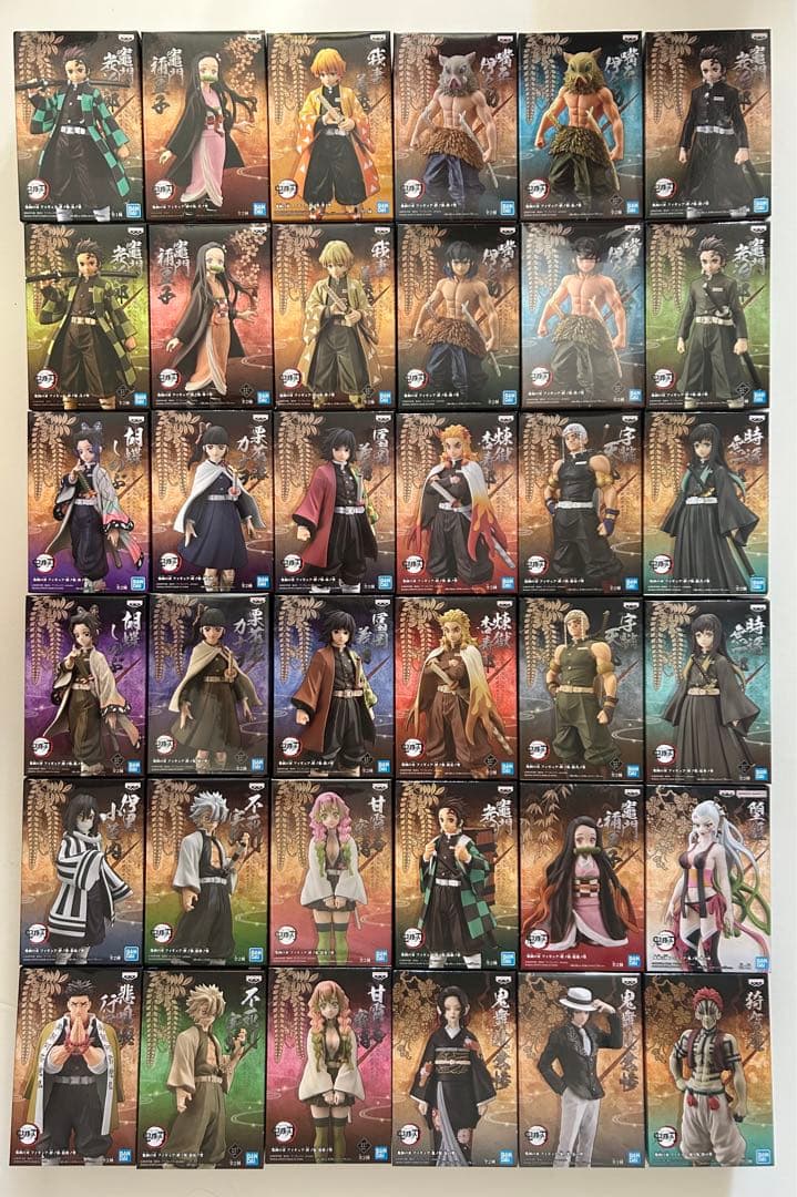 鬼滅の刃 フィギュア-絆ノ装-初版 36体セット 初版レア