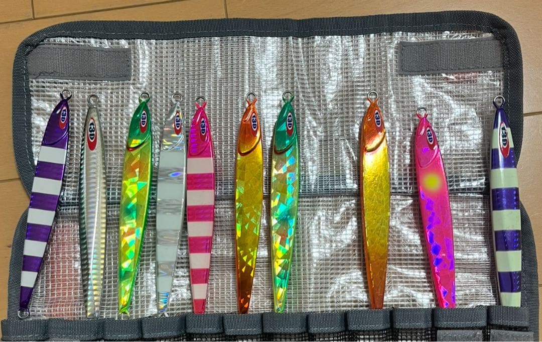 ジャッカルアンチョビ　タチウオメタルジグ 130g 10個セット ケース付き