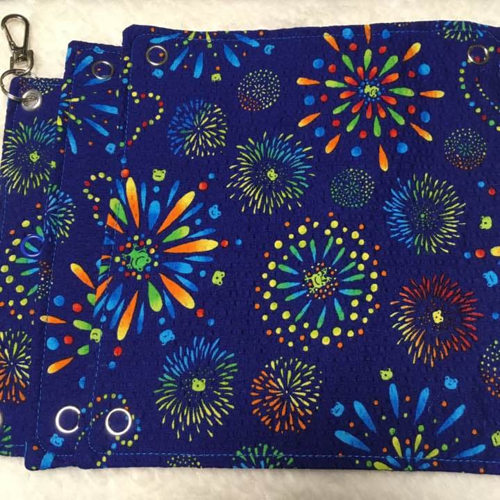 モモンガハウス(花火・蛙)青  夏仕様  涼しい夏生地を使用❗️1650円