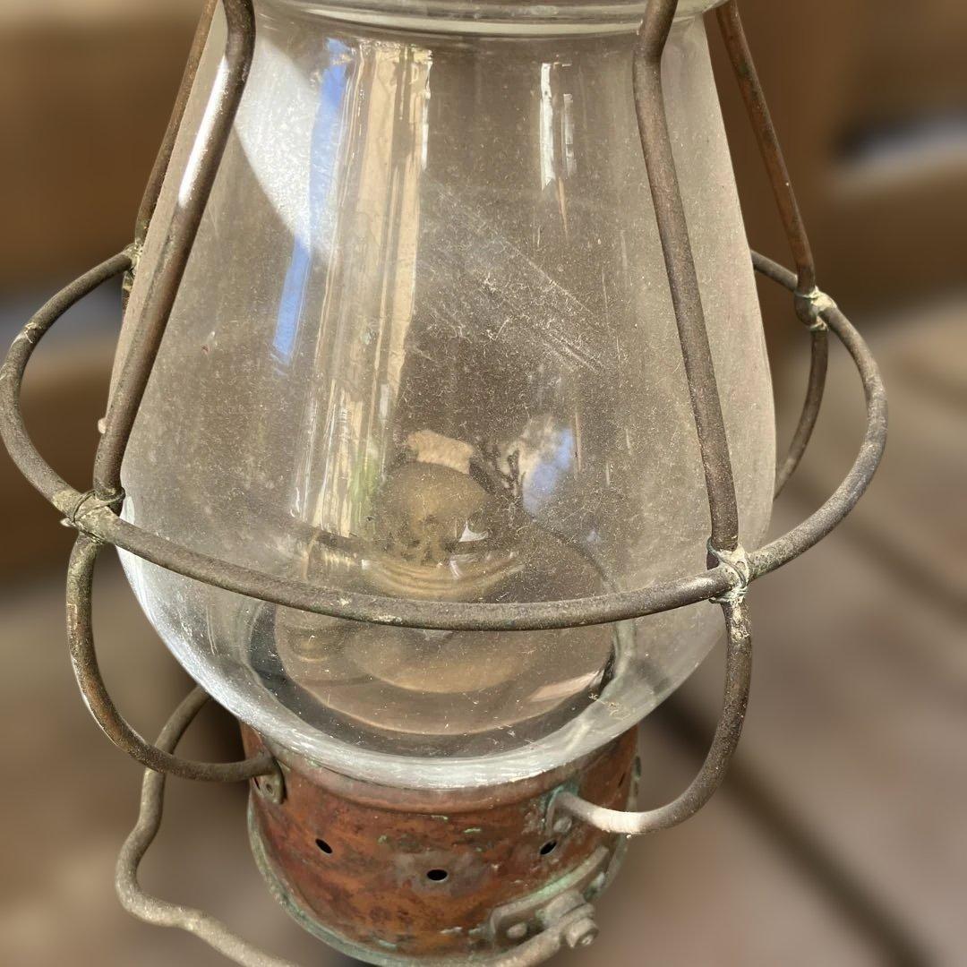 日本船燈 オイルランプ アンティーク レトロ