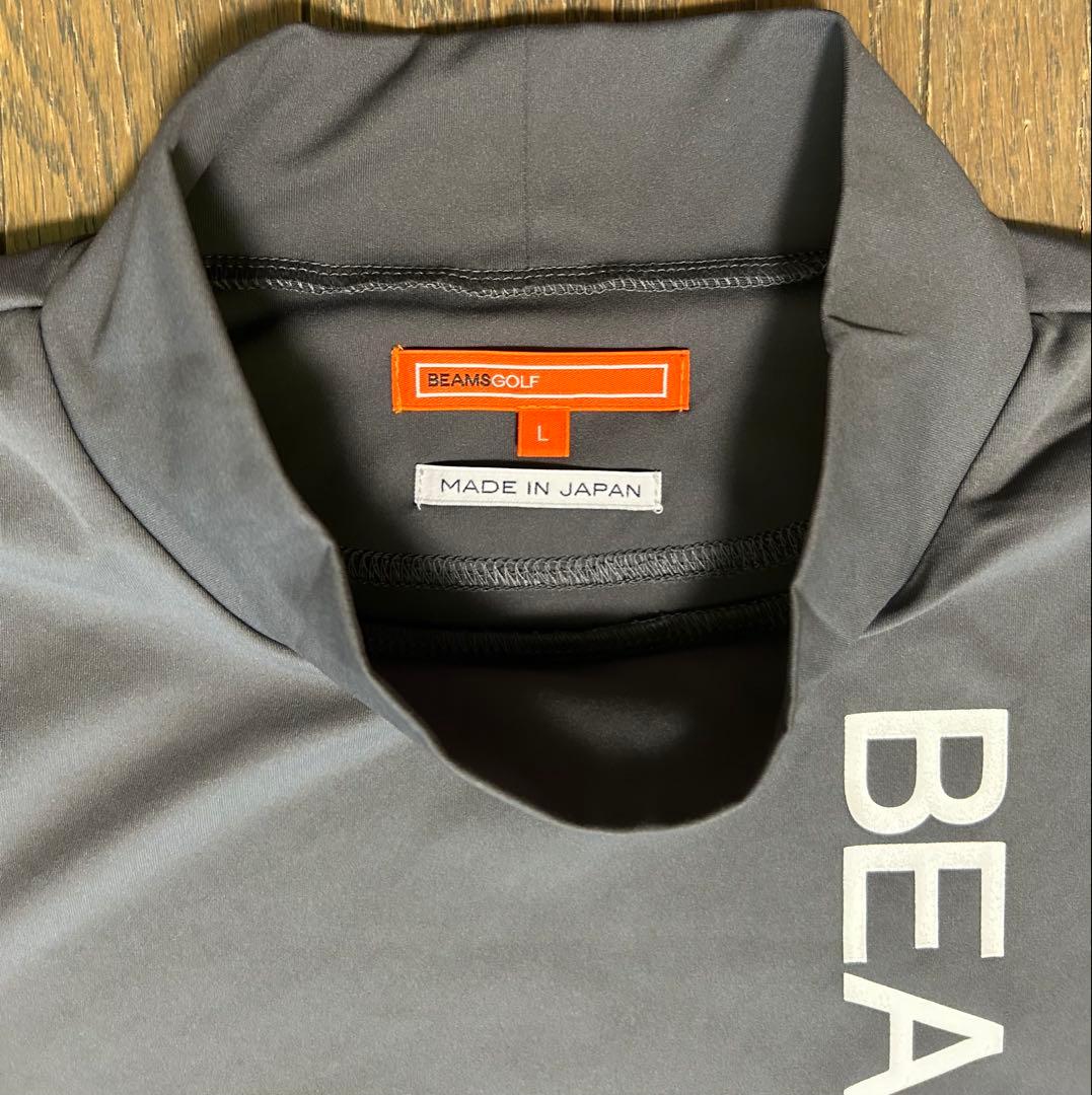 【美品】ビームスゴルフ モックネックTシャツ Lサイズ
