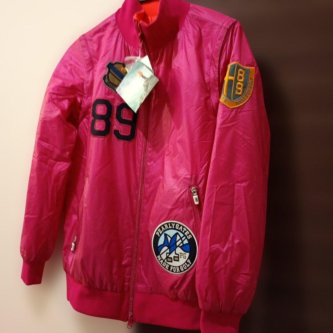 パーリーゲイツリバーシブルPEARLY GATES ピンクジャケット