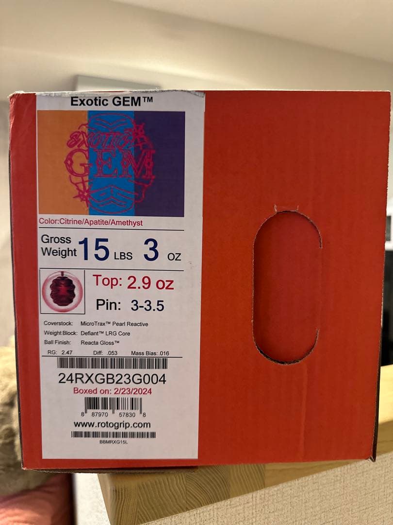 エキゾチック ジェム Exotic GEM ボウリング　ボウリングボール