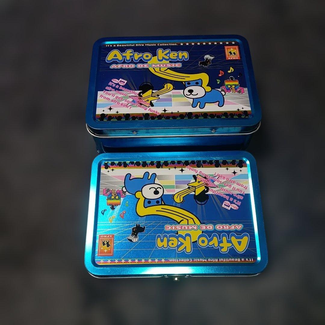 レア アフロ犬　缶バック 4個セット 匿名配送