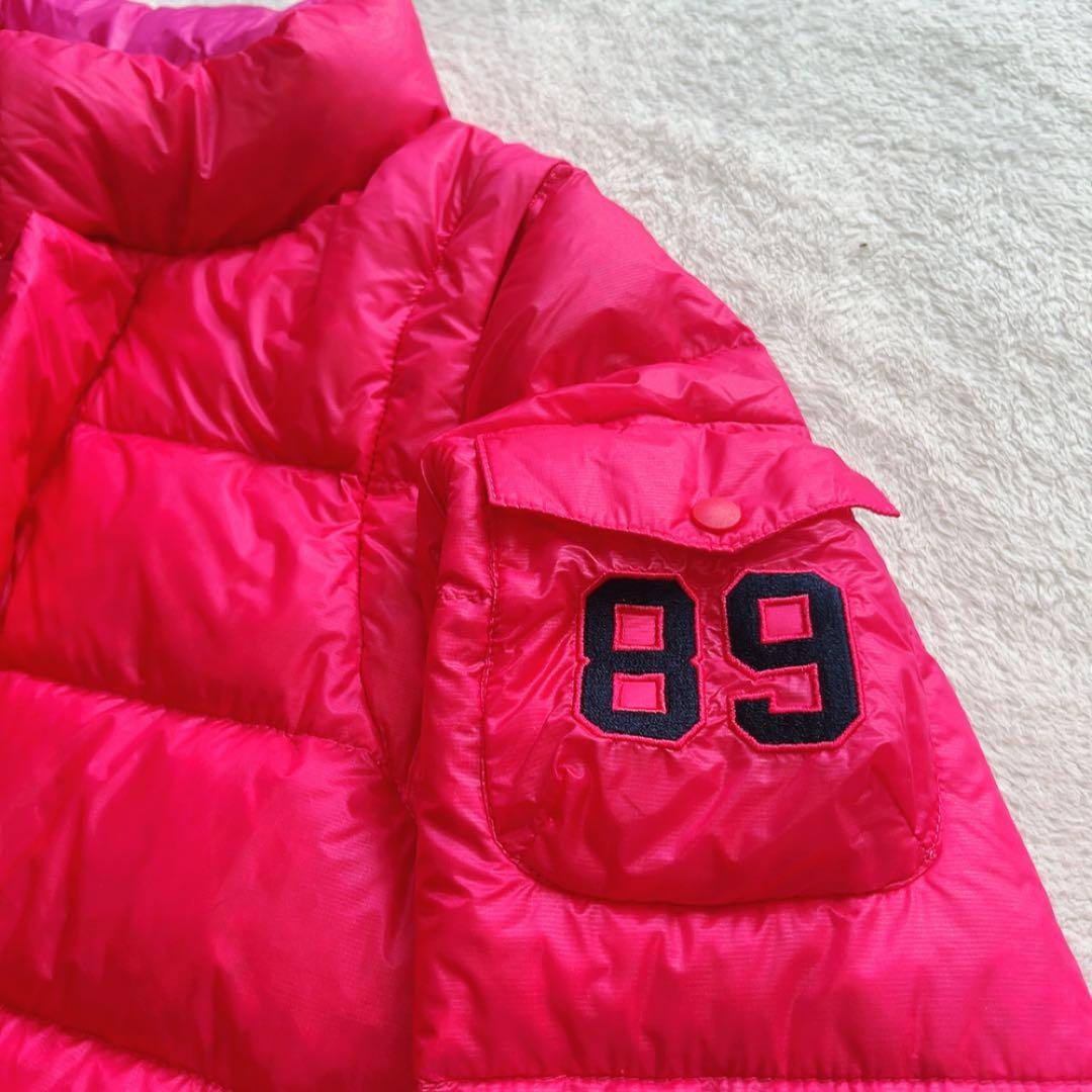 未使用級　パーリーゲイツ 2way　ダウン　ジャケット　ベスト　ピンク　収納