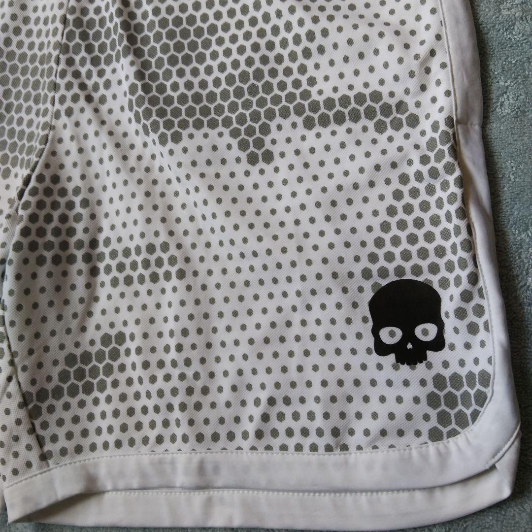 ★新品未使用 ハイドロゲンメッシュハーフパンツ ホワイト/グレー メンズ