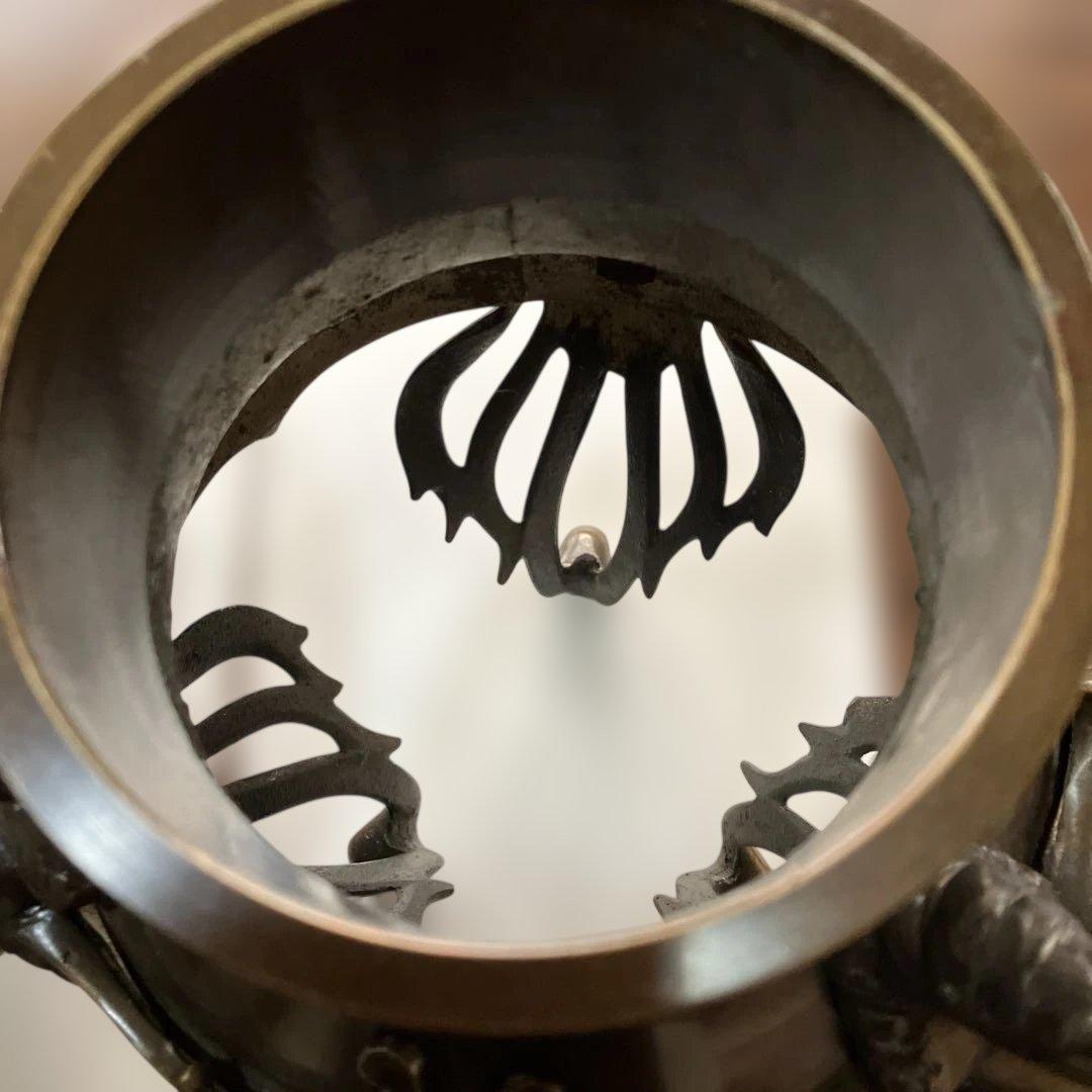 茶道具・花器花瓶　薄端・鳳凰足　ビンテージ　古道具(蔵出し骨董品)