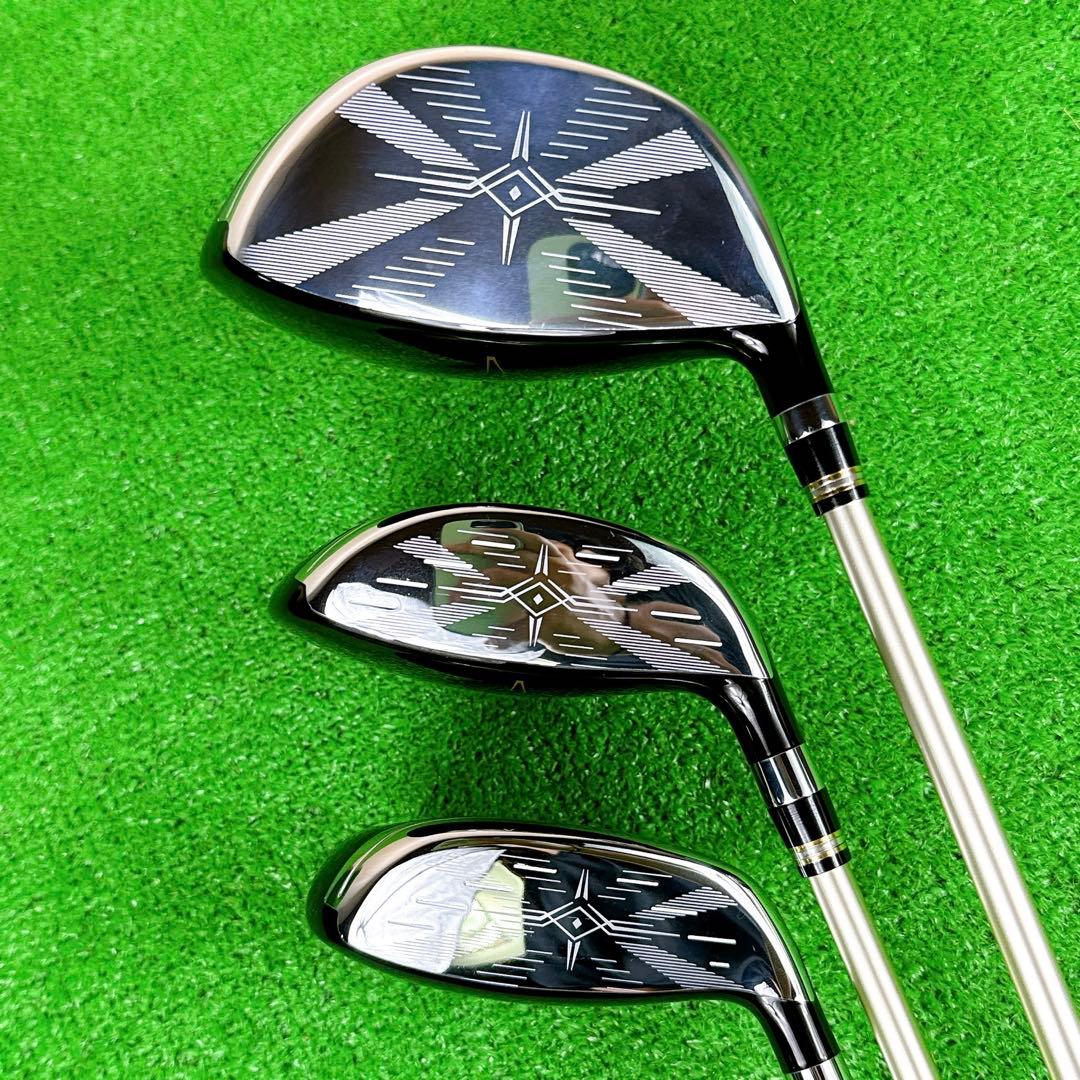 【レフティ】 HONMA BERES09 3S 1W 5W U22 3本 SR