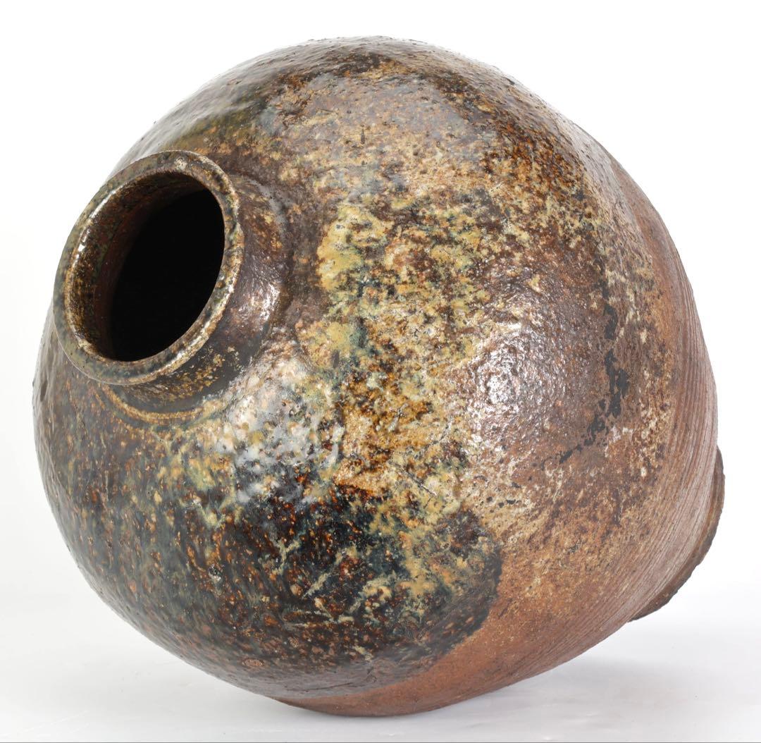 ダ*ゴ様 古陶磁 古丹波 大壺 焼締 自然釉 壺 花器 甕 古伊賀 時代物 骨董