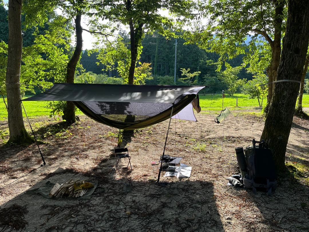 コクーンハンモック　ウルトラライト　蚊帳付き
