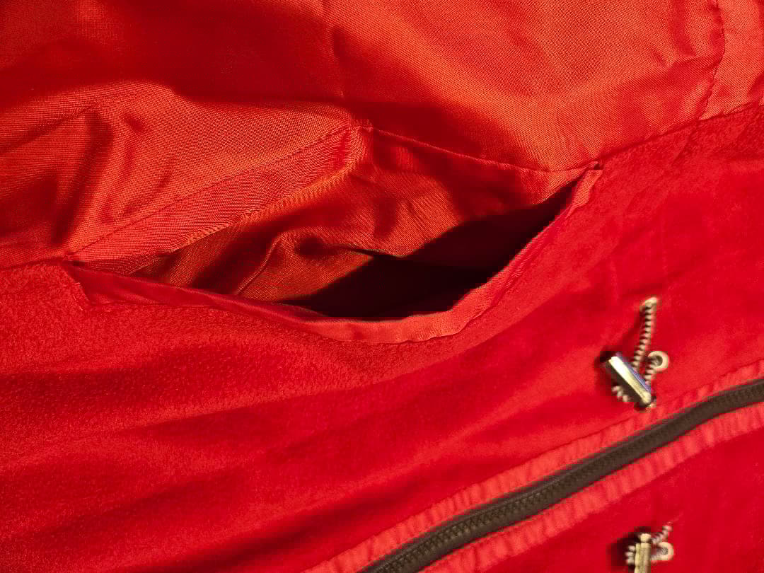 美品　LANVINランバンスポーツ　2ウェイ　防寒ゴルフ アウターウェア レッド