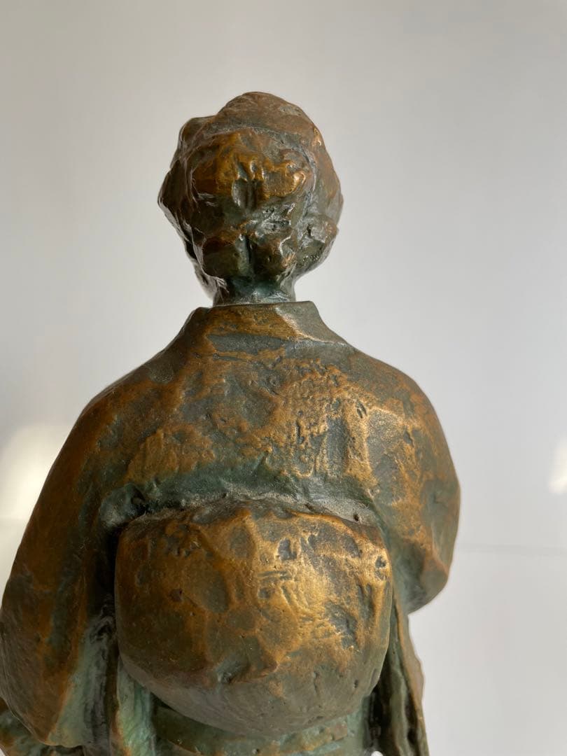 【北村西望】　ブロンズ像　母子像　置物　飾り物