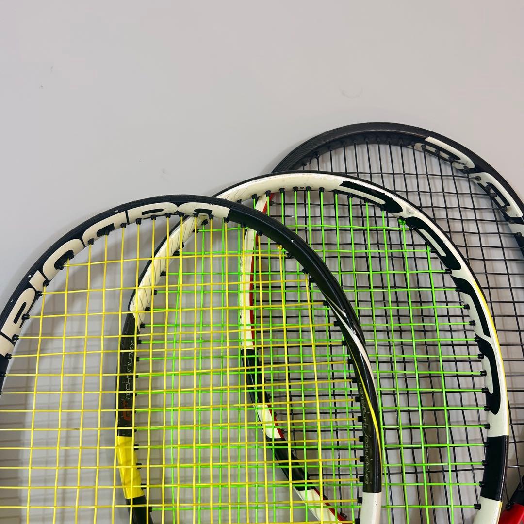 aero pro drive storm テニスラケット 3本セット