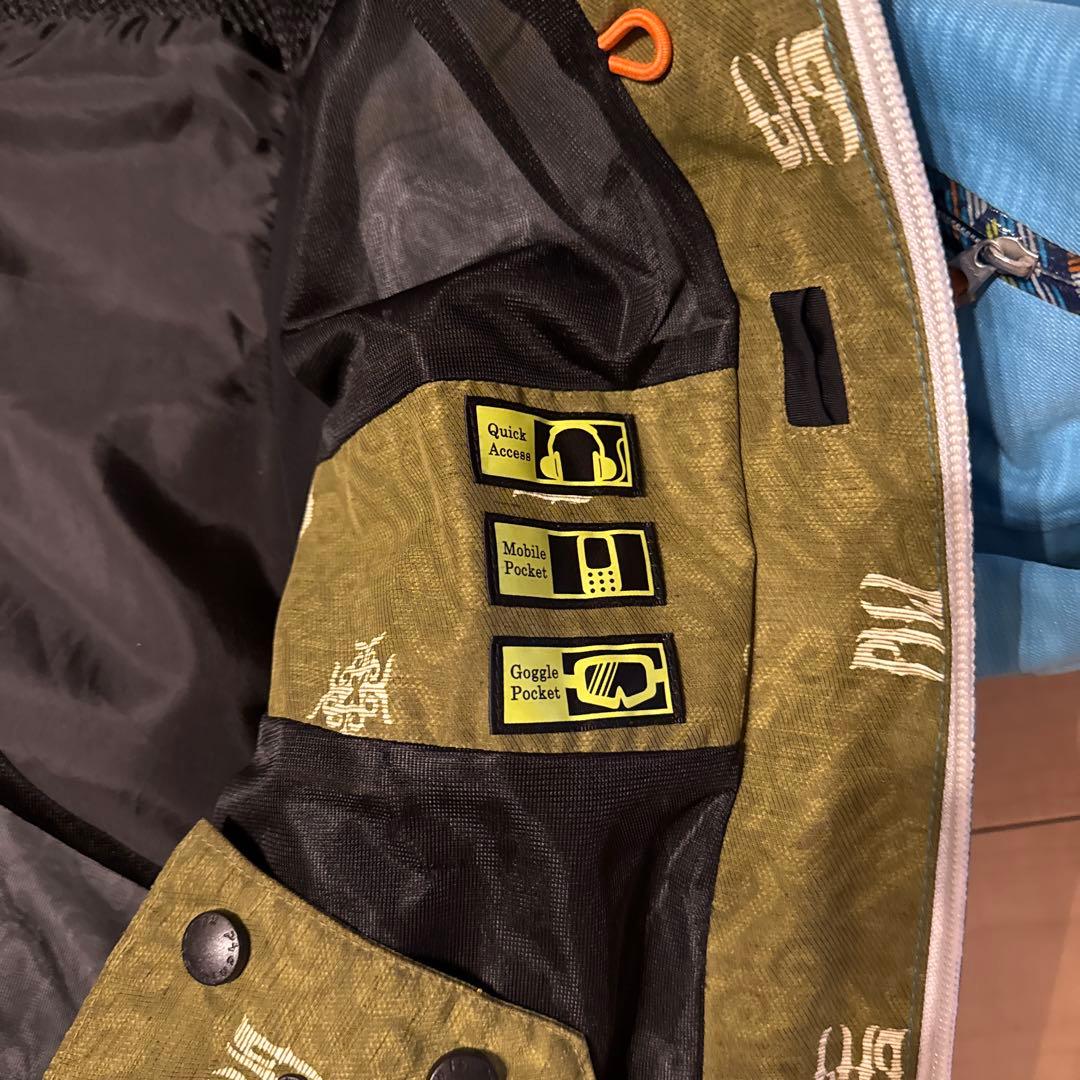 meme PHEONIX ライトブルー スキーウェア