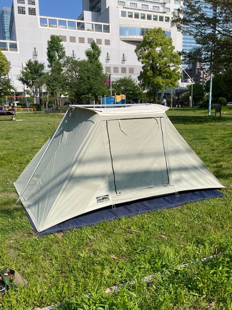 カーカムス　スプリングバーテントコンパクト2 グランドシート付