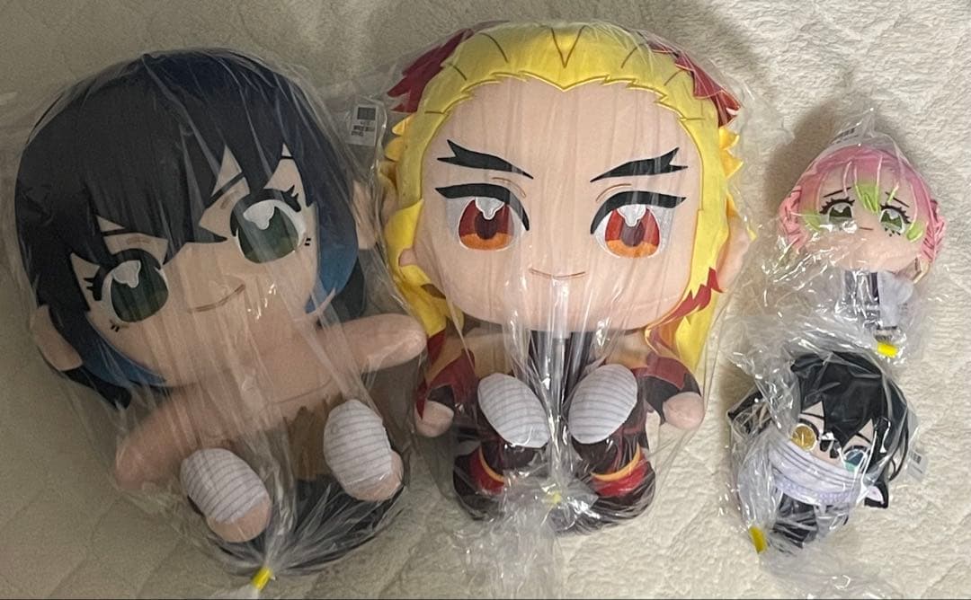 鬼滅の刃 ぬいぷりけ 煉獄杏寿郎 嘴平伊之助 伊黒小芭内 甘露寺蜜璃