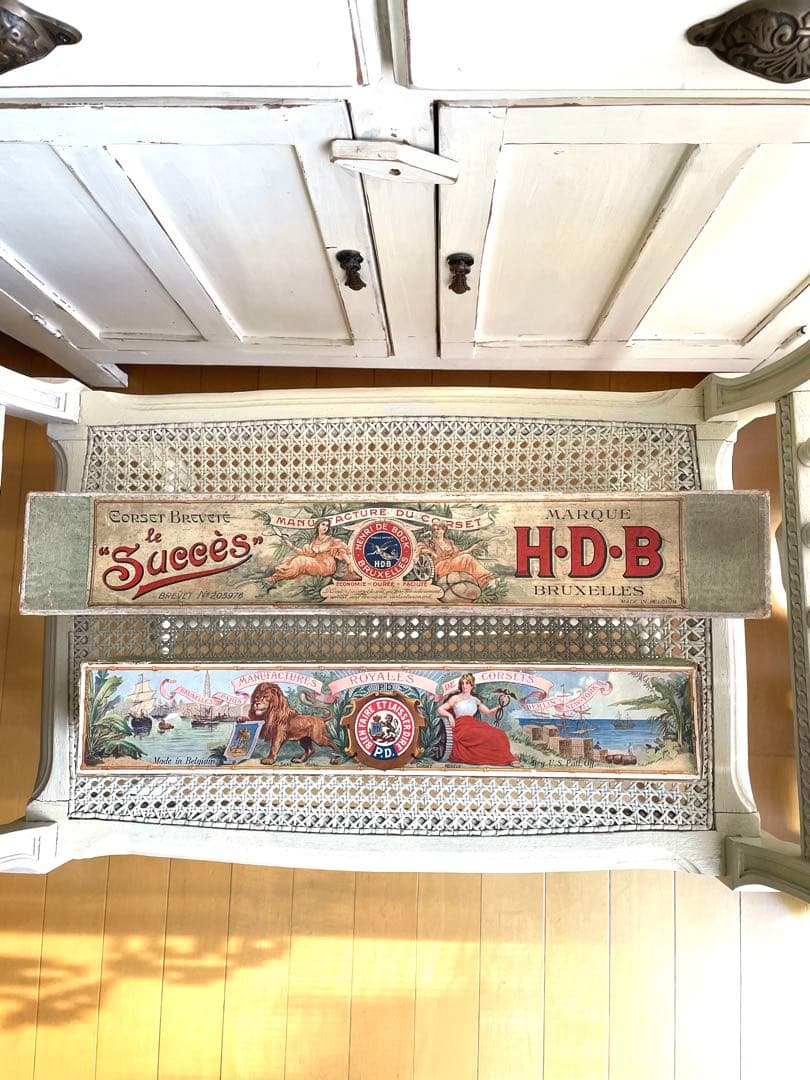 ♡ 希少　ベルギーアンティーク　コルセットボックス① ミューズ　ヴィクトリアン