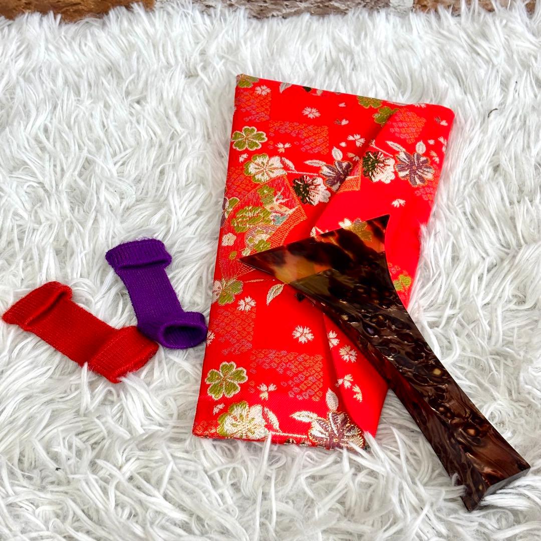 津軽三味線　鼈甲撥✨極上✨ケース付き