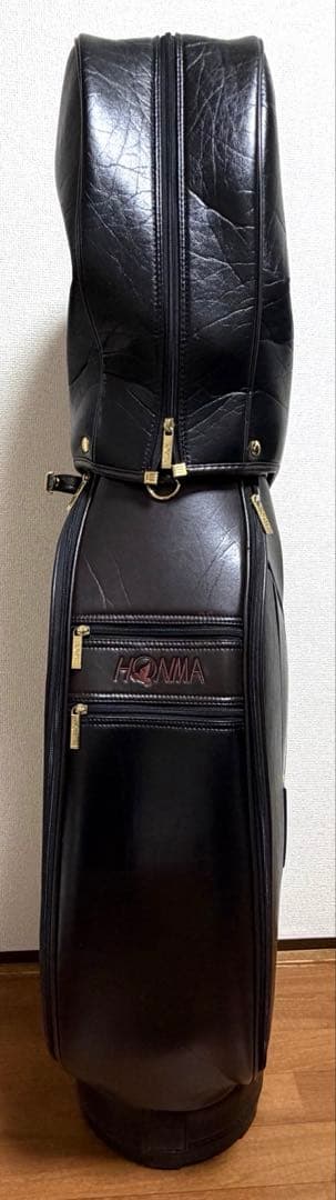 HONMA　ゴルフバッグ　キャディバッグ　レザー　カバー　おまけ付き