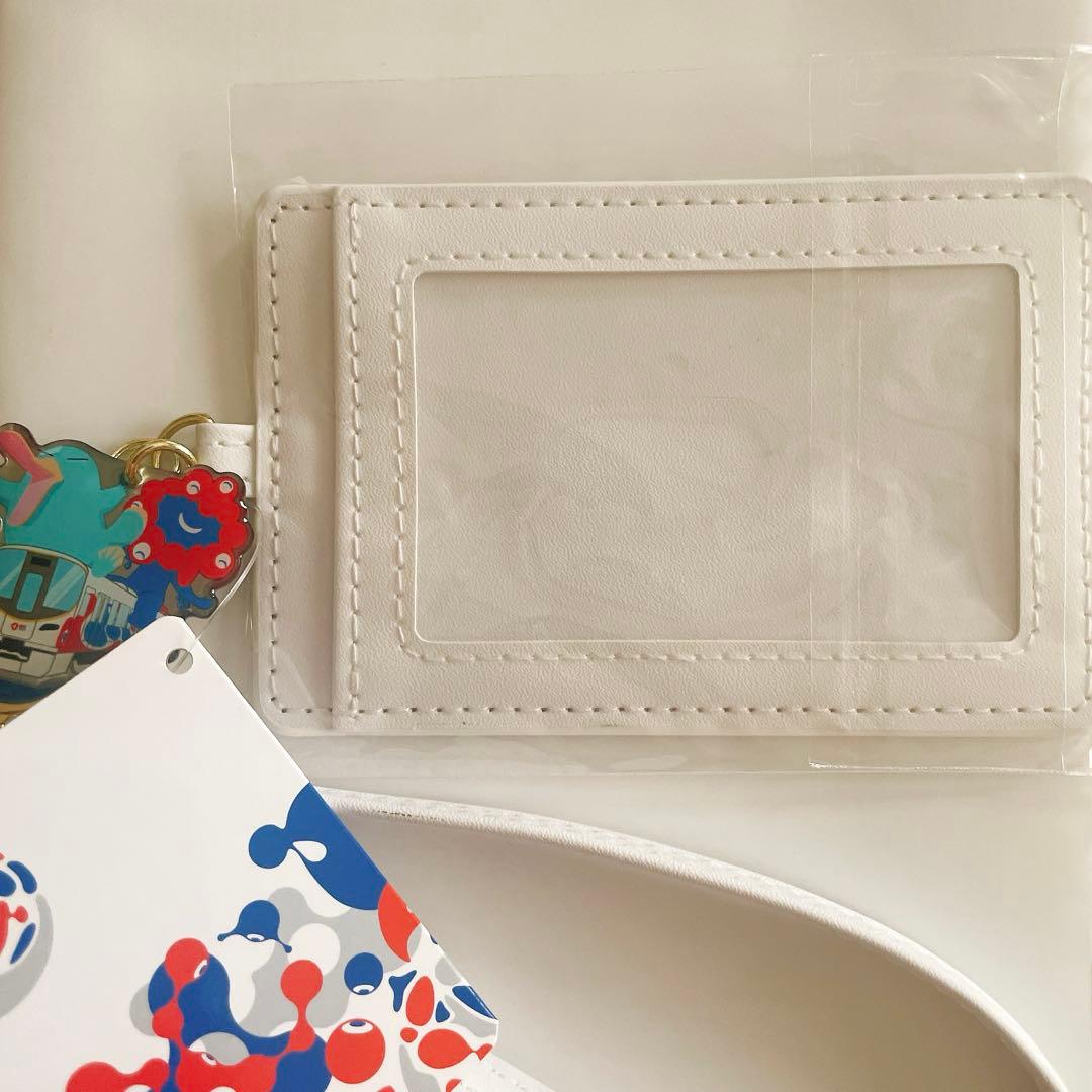 大阪・関西万博 ミャクミャク×イコちゃん ICOCA+合皮パスケース