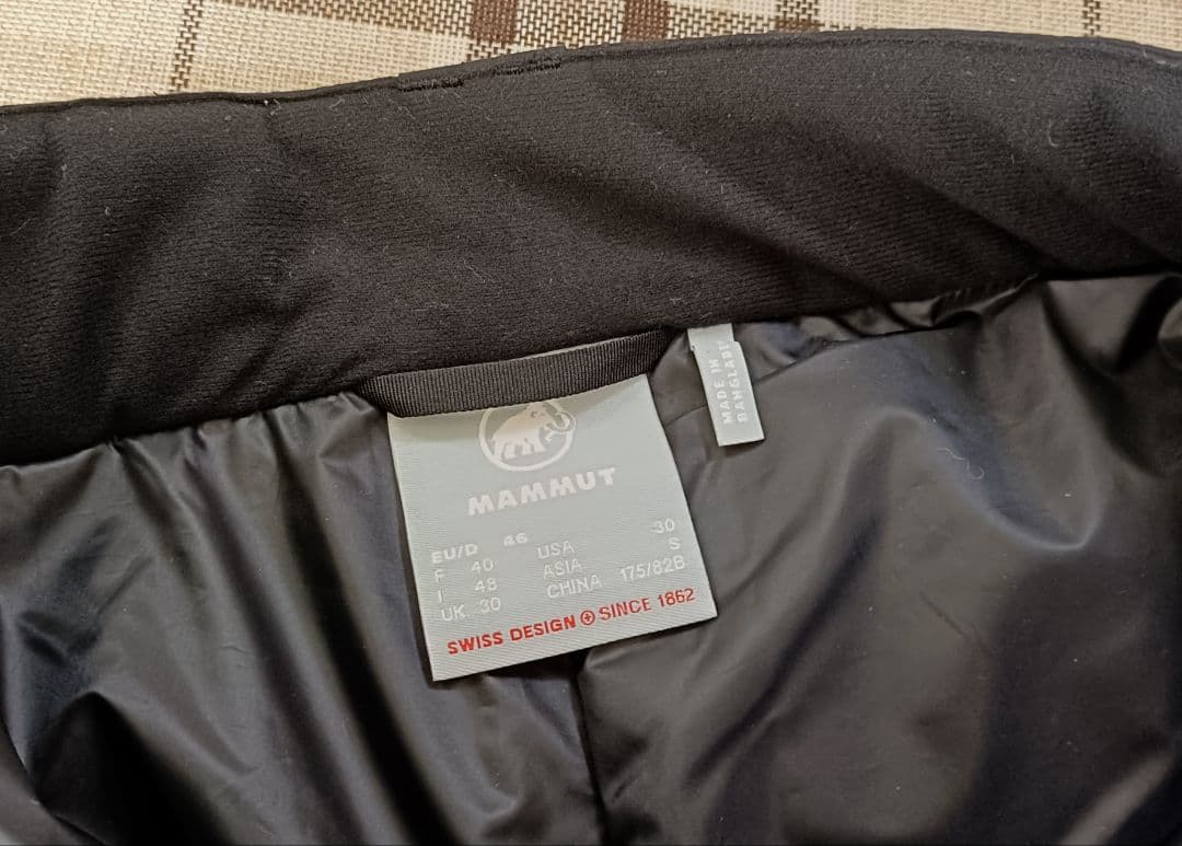 MAMMUT フォール ライン ハードシェル サーモ スノー パンツ S