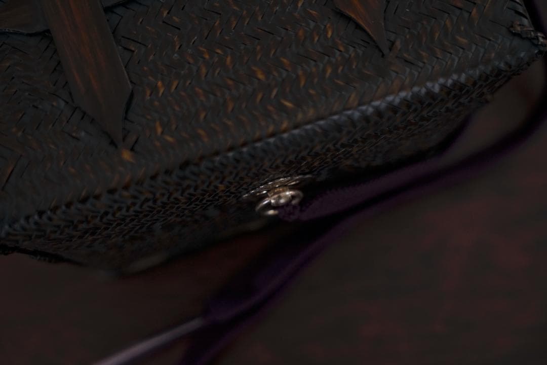 茶籠　篭師　和田鱗司作