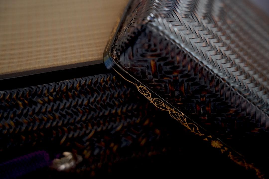 茶籠　篭師　和田鱗司作