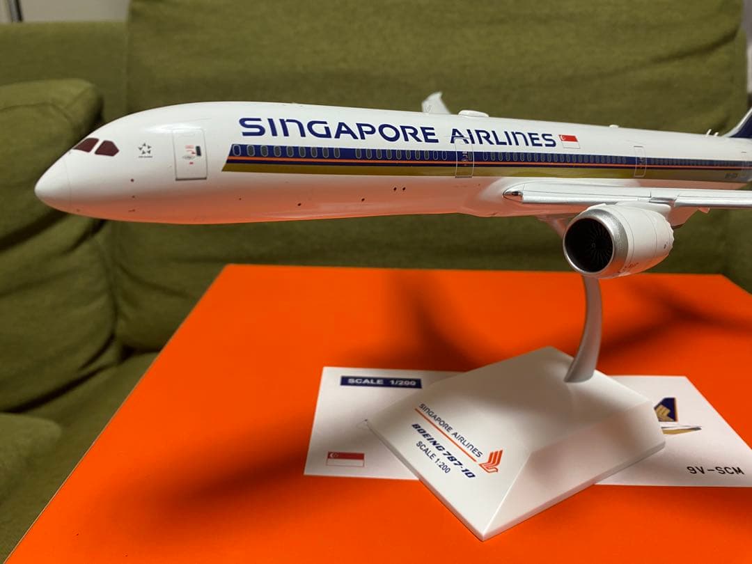 み*る様 シンガポール航空 ボーイング787-10 フラップダウン仕様
