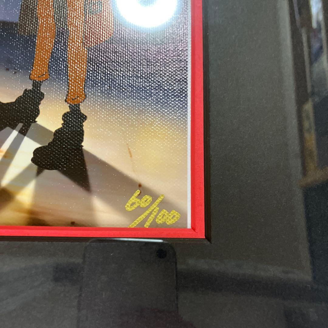 ルパン三世 モンキーパンチ 超レアな直筆サイン入り 生誕50周年記念 限定版画