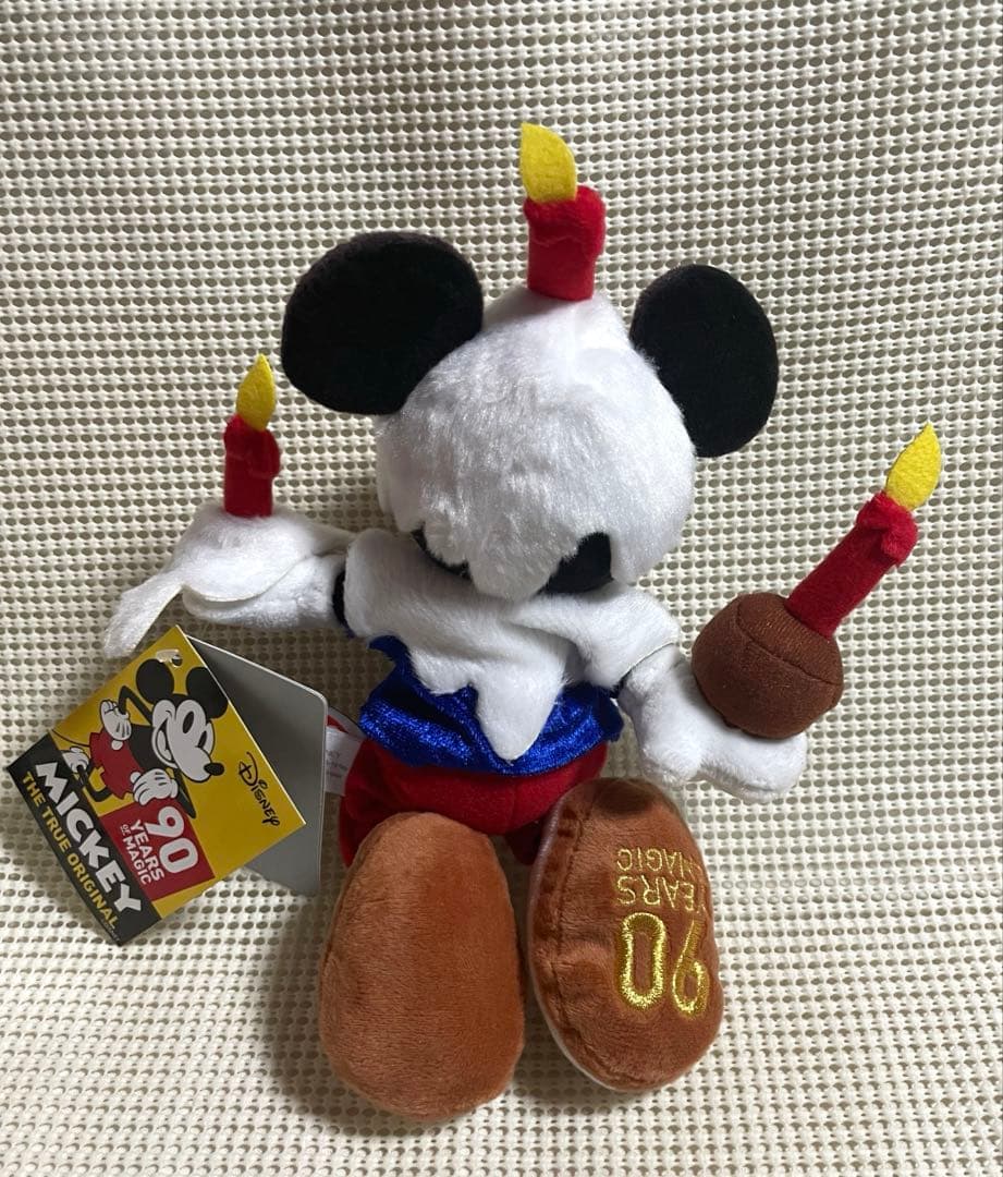 ディズニーストア　ミッキー　90周年　ぬいぐるみ　ミッキーの誕生日
