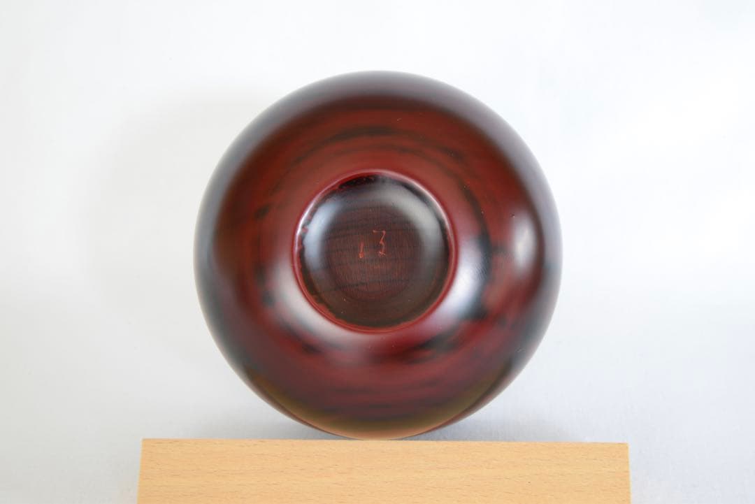 値下げしました！角有伊の漆器椀 黒と赤の漆塗り