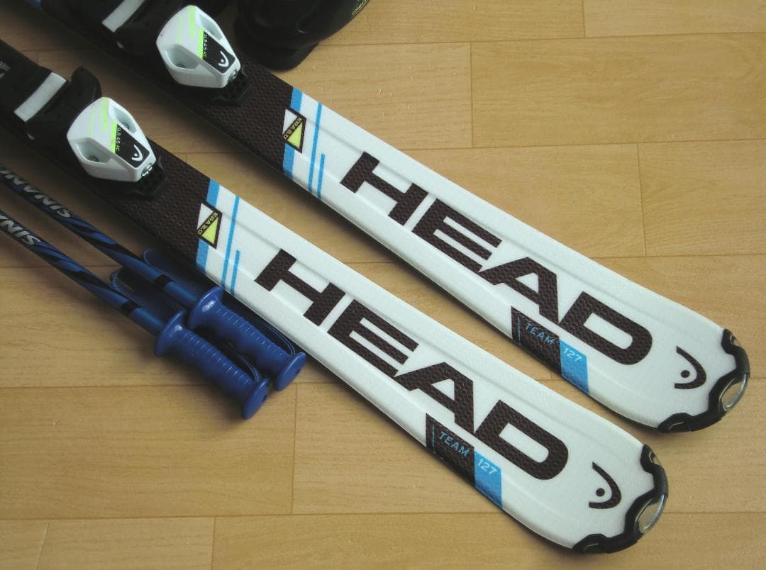 ■■送料無料■HEAD■ジュニア用スキーフルセット■板127靴23■WAX済■■
