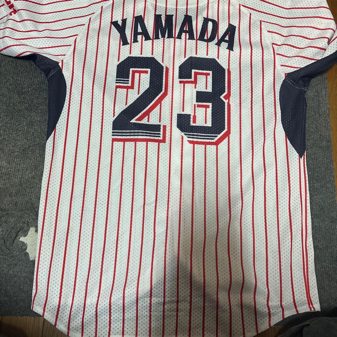 【ZETT】ヤクルトスワローズ 山田哲人 ユニフォーム フリーサイズ