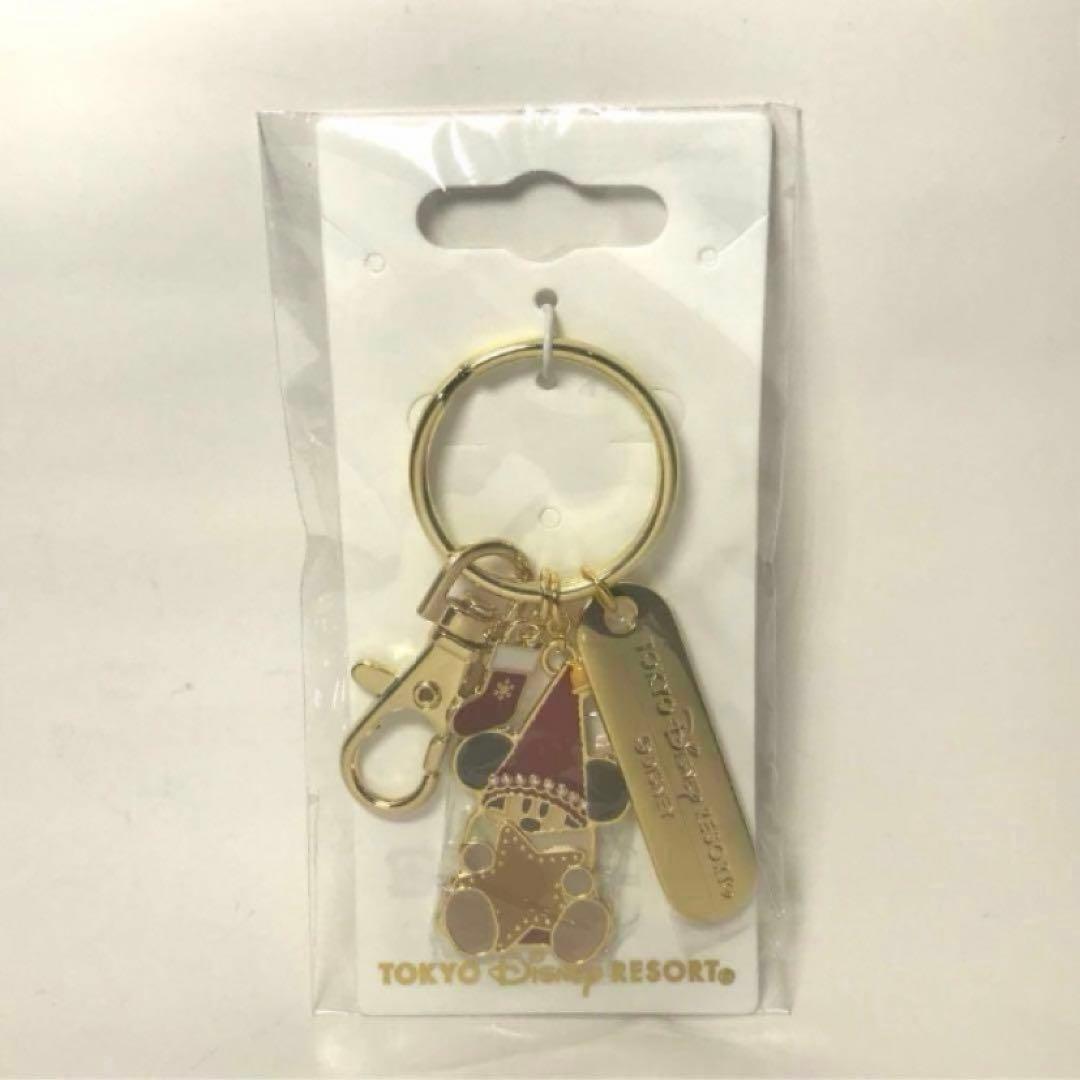 クリスマス リルリンリン ゴールド キーホルダー ガラスの靴 クリスタルアーツ