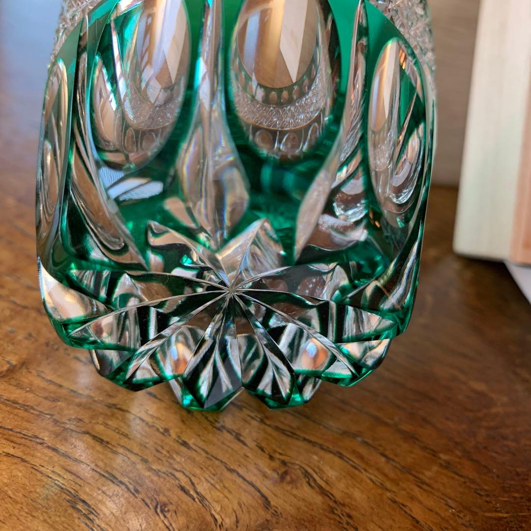 高野秀徳　江戸切子　グラス　新品未使用