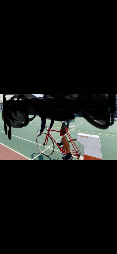 MAKINO ピストフレーム レッド フォーク付き