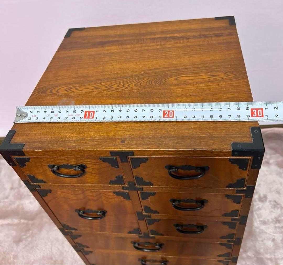 アンティーク家具　民芸家具　箪笥　薬箱　キャビネット　からくり仕掛け有