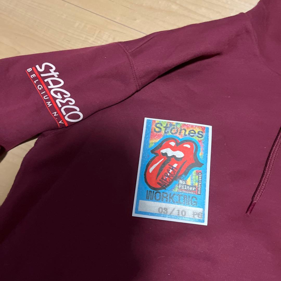 rolling stones ツアー　2017 パス　スタッフ　レア　パーカー