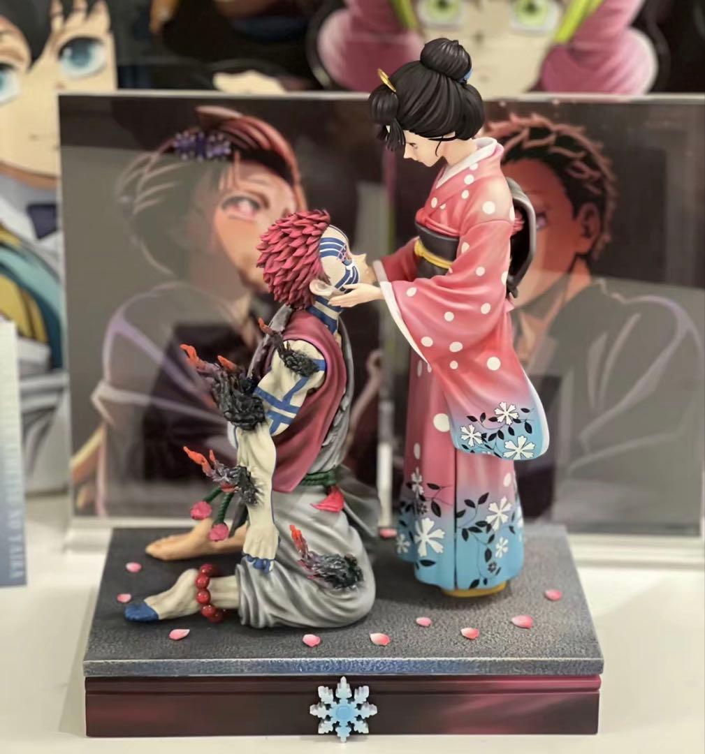 鬼滅の刃 猗窩座 恋雪 フィギュア ガレージキット