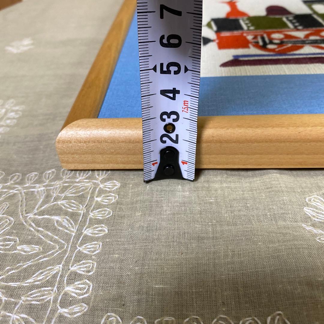 柚木沙弥郎/型染/民藝/額込