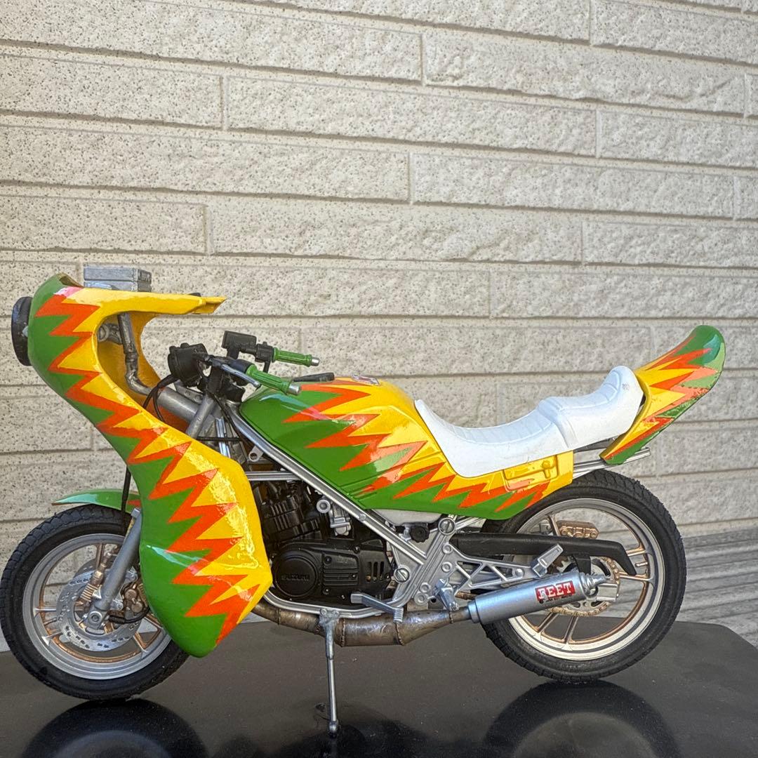 俺のマシン　RG250R 完成品　当時物　旧車會　暴走族　爆発カラー　1/12