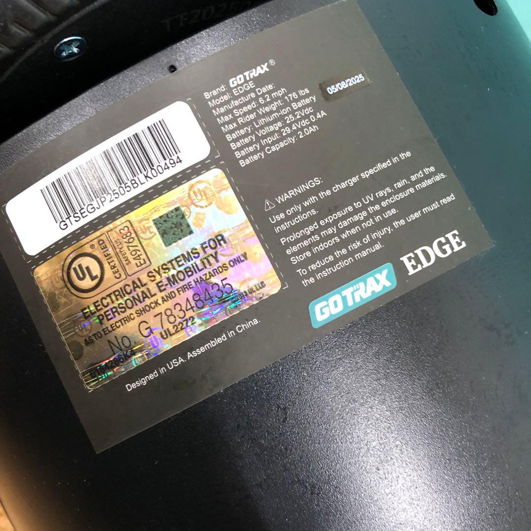 M4425 電動セルフバランススクーター GOTRAX EDGE