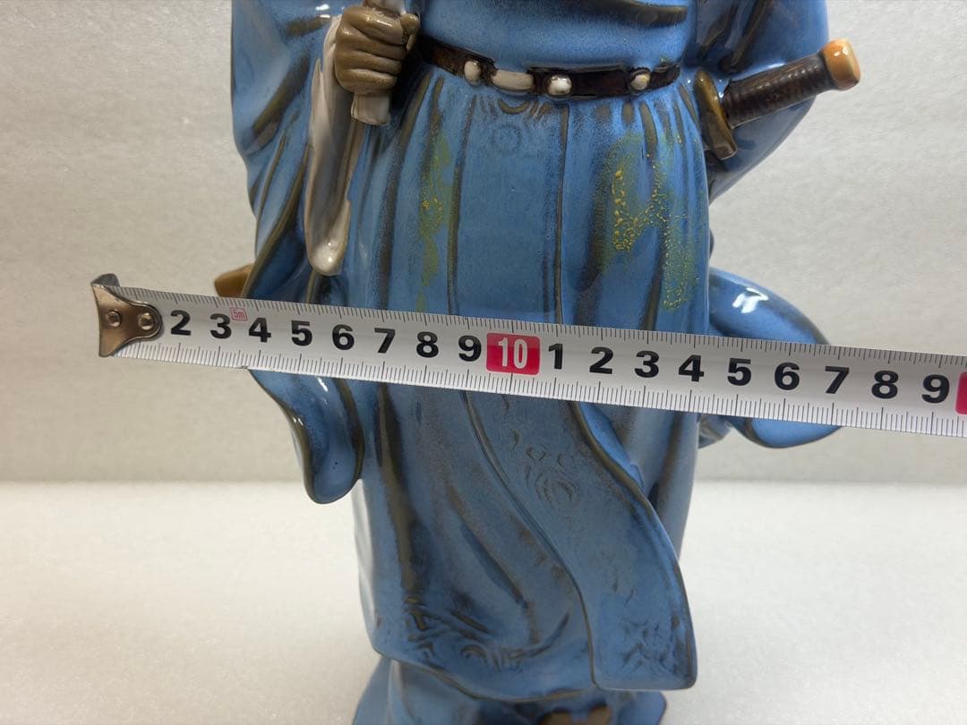 在庫処分‼️ 陶器 手工製作 高溫燒製 三国志人物 「曹操」