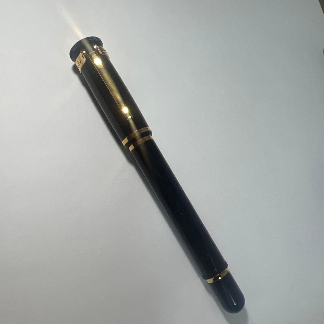 ダンヒル センチュリーマン ブラックレジン ゴールド万年筆