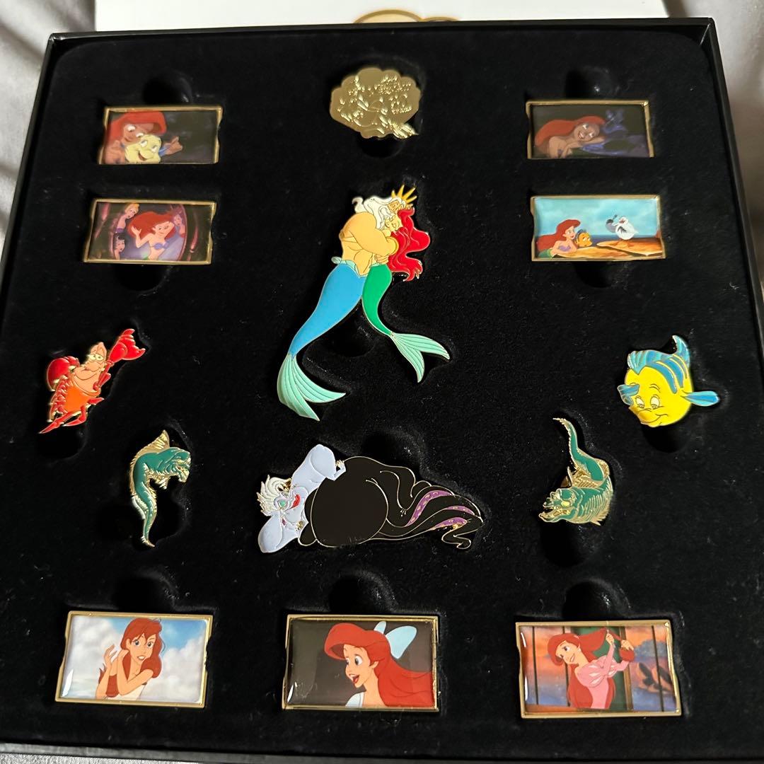 ディズニーアリエル　ピンバッジセット30周年アニバーサリー　Disney