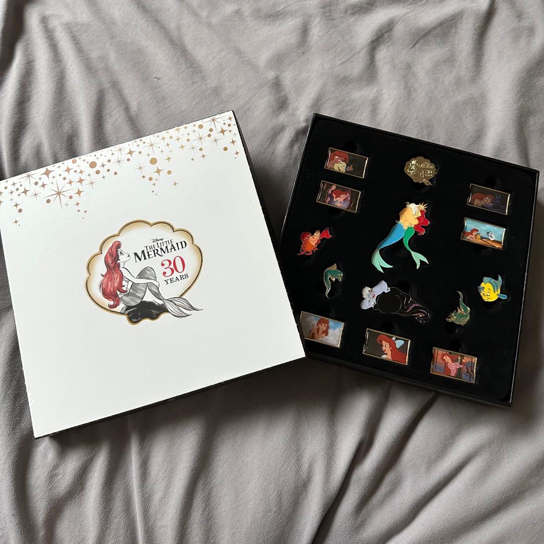 ディズニーアリエル　ピンバッジセット30周年アニバーサリー　Disney