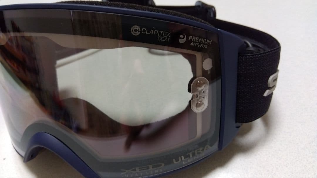 SWANS　熱線(地獄)ゴーグル　XED　延長ベルト予備バッテリお付けします