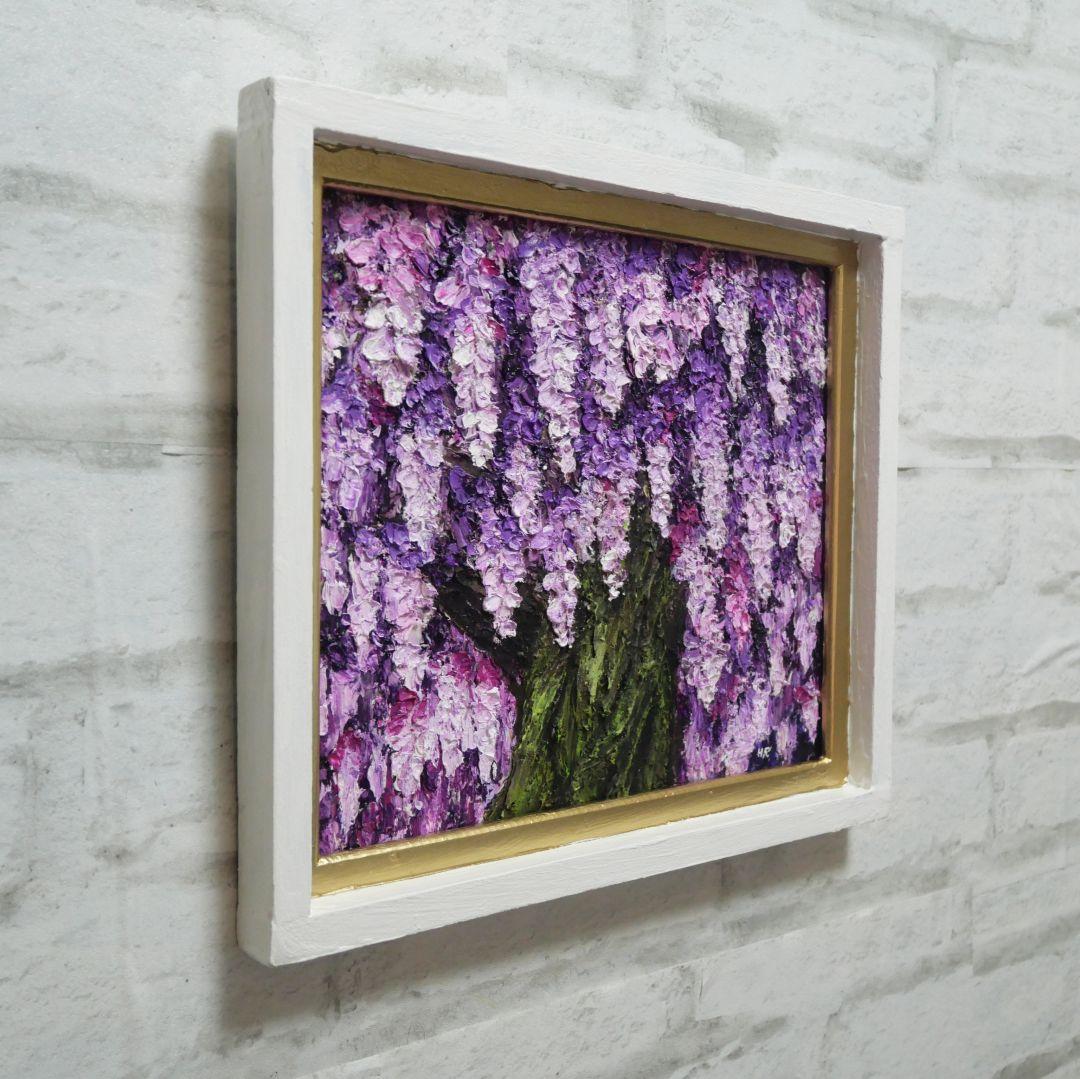 油絵 油彩 油彩画 絵 絵画 【藤】